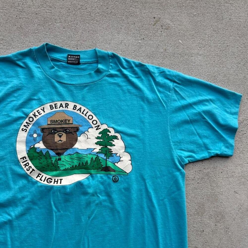 Vintage 80s smokey bear t shirt xl